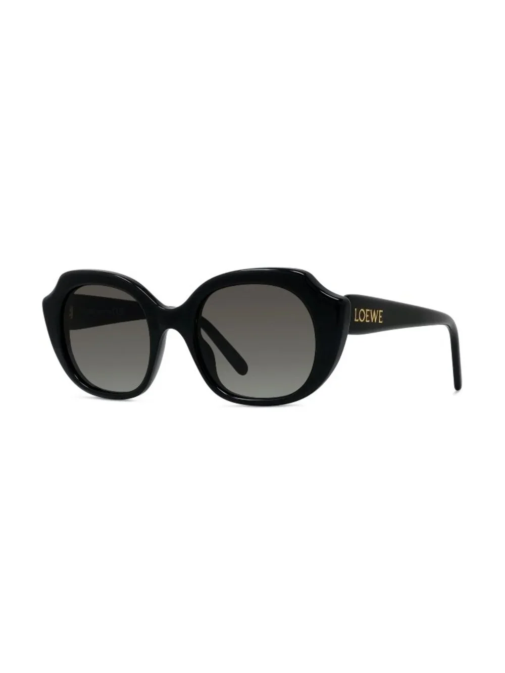 New LOEWE Women's Sunglasses Acetate Frame SLIM LW40191I 01B 50 Black Geometric